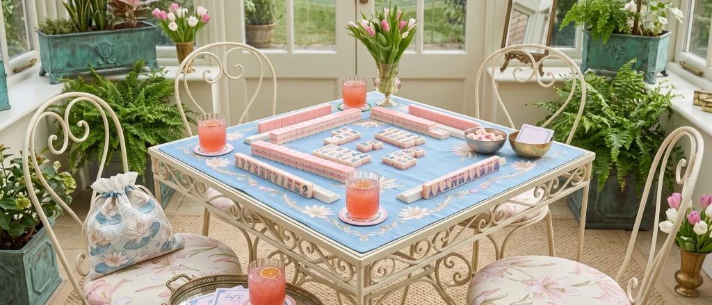 Banner Crystal Luxe American Mahjong Tiles