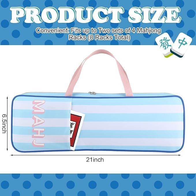 Portable Thickened Mahjong Tile Carrying Tote bag