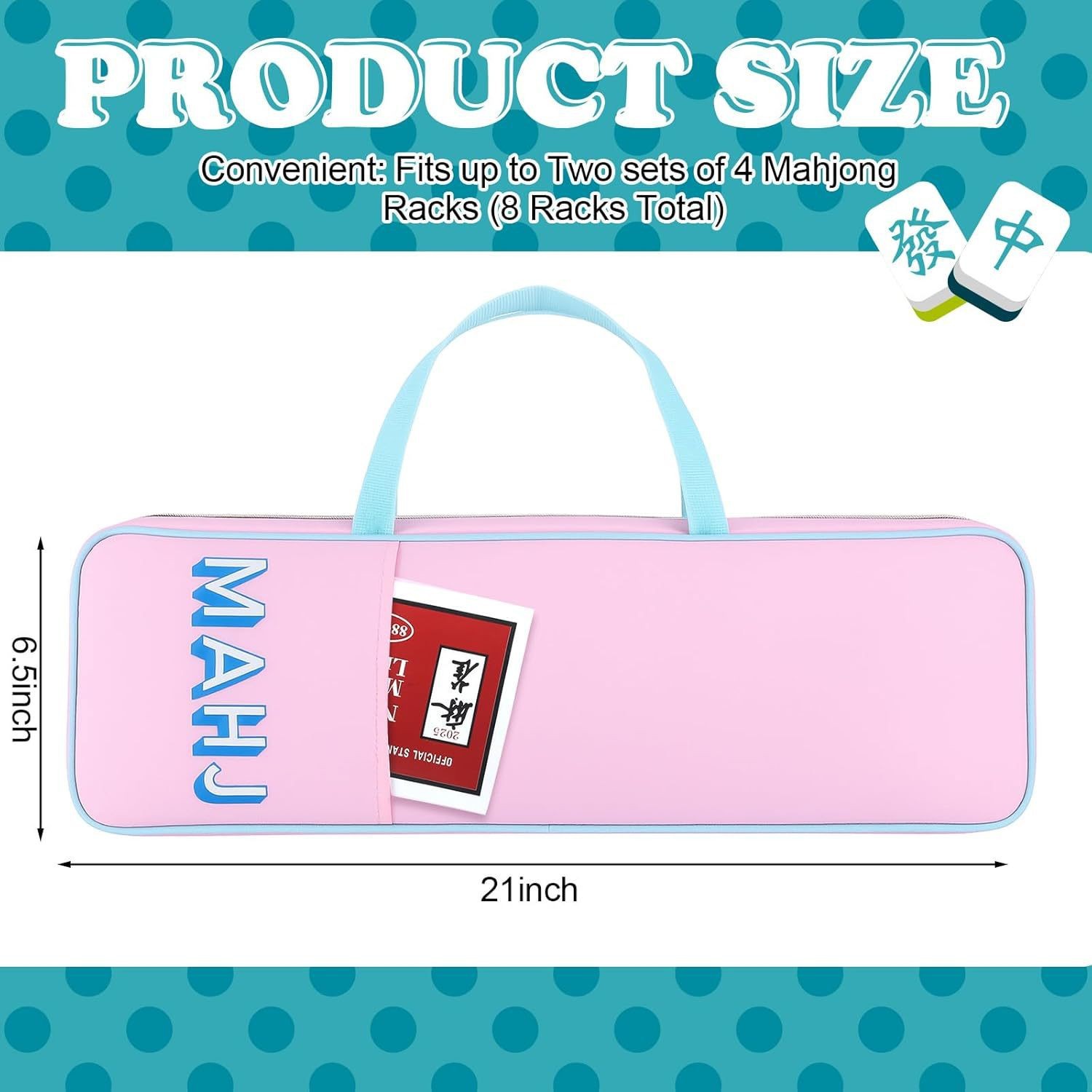 Mahjong Tile Storage Bag (14)