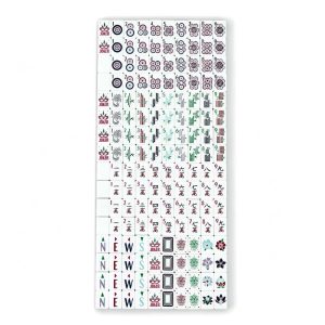 3-Layer Dusty Blue Mahjong Tile Set - Image 3