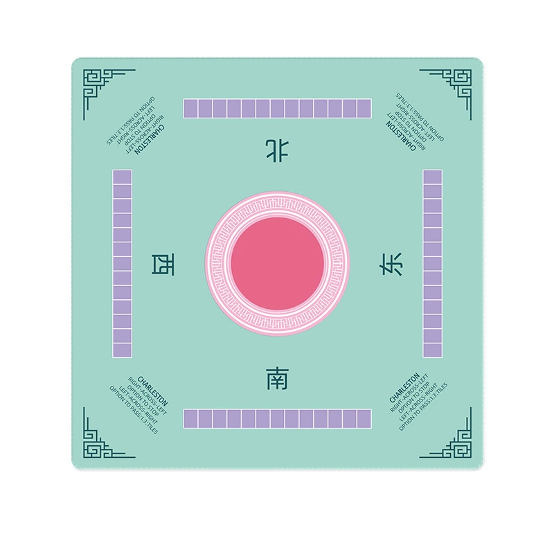 mahjong mat green