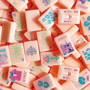 pink mahjong tiles 5