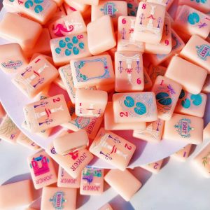pink mahjong tiles 4