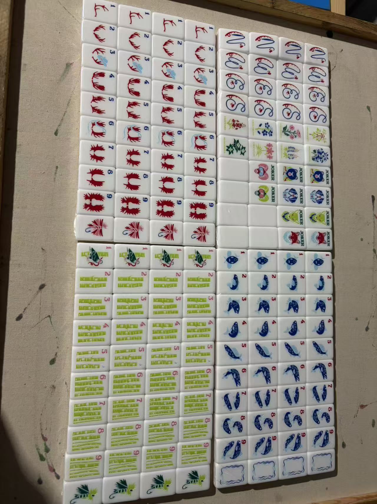 mahjong tiles set 070306