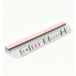 Pink Triangle pattern style 4-Layer Mahjong Tile Set - Image 5