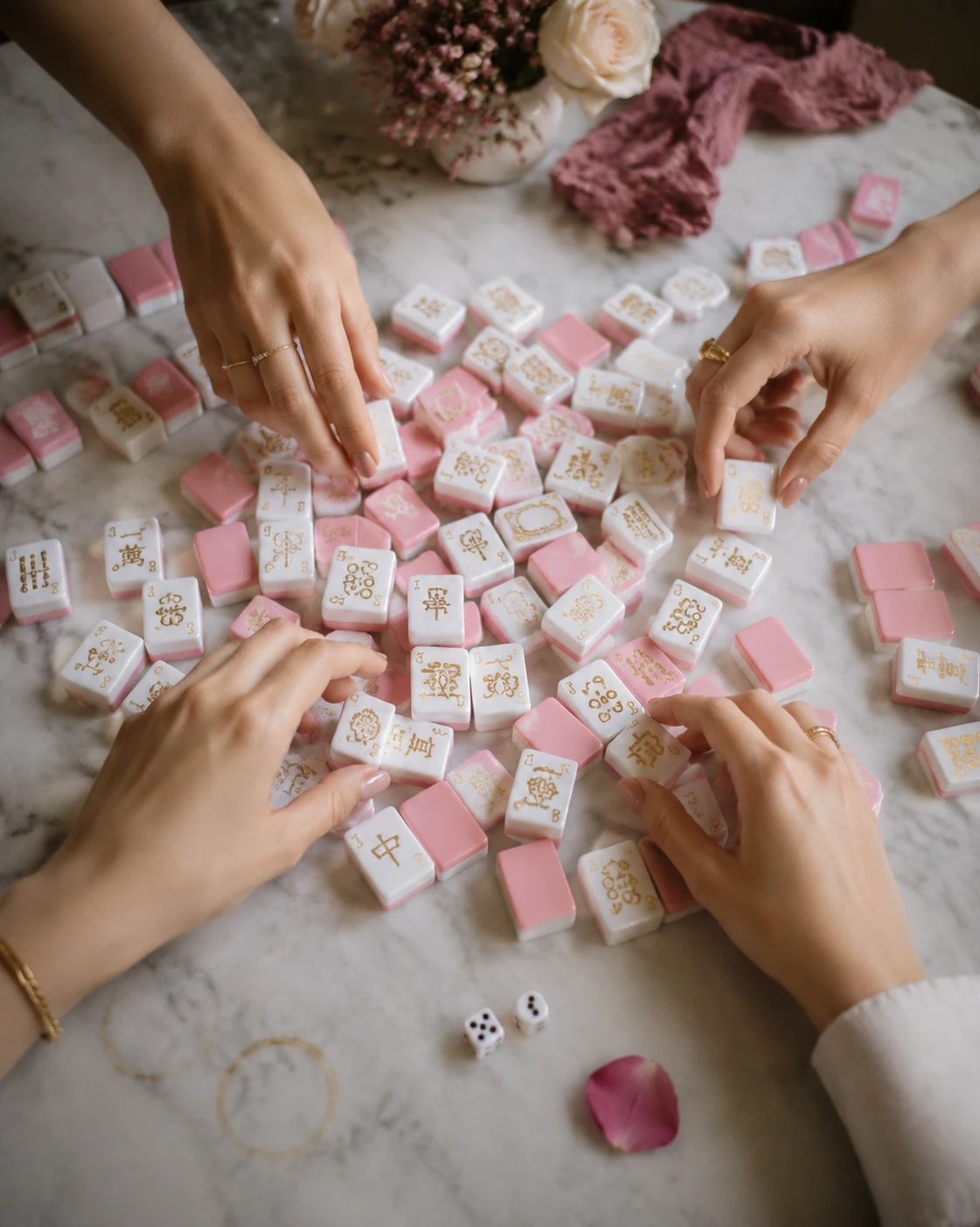 Embrace Elegance: The Magic of a Pink Mahjong Set for Game Nights