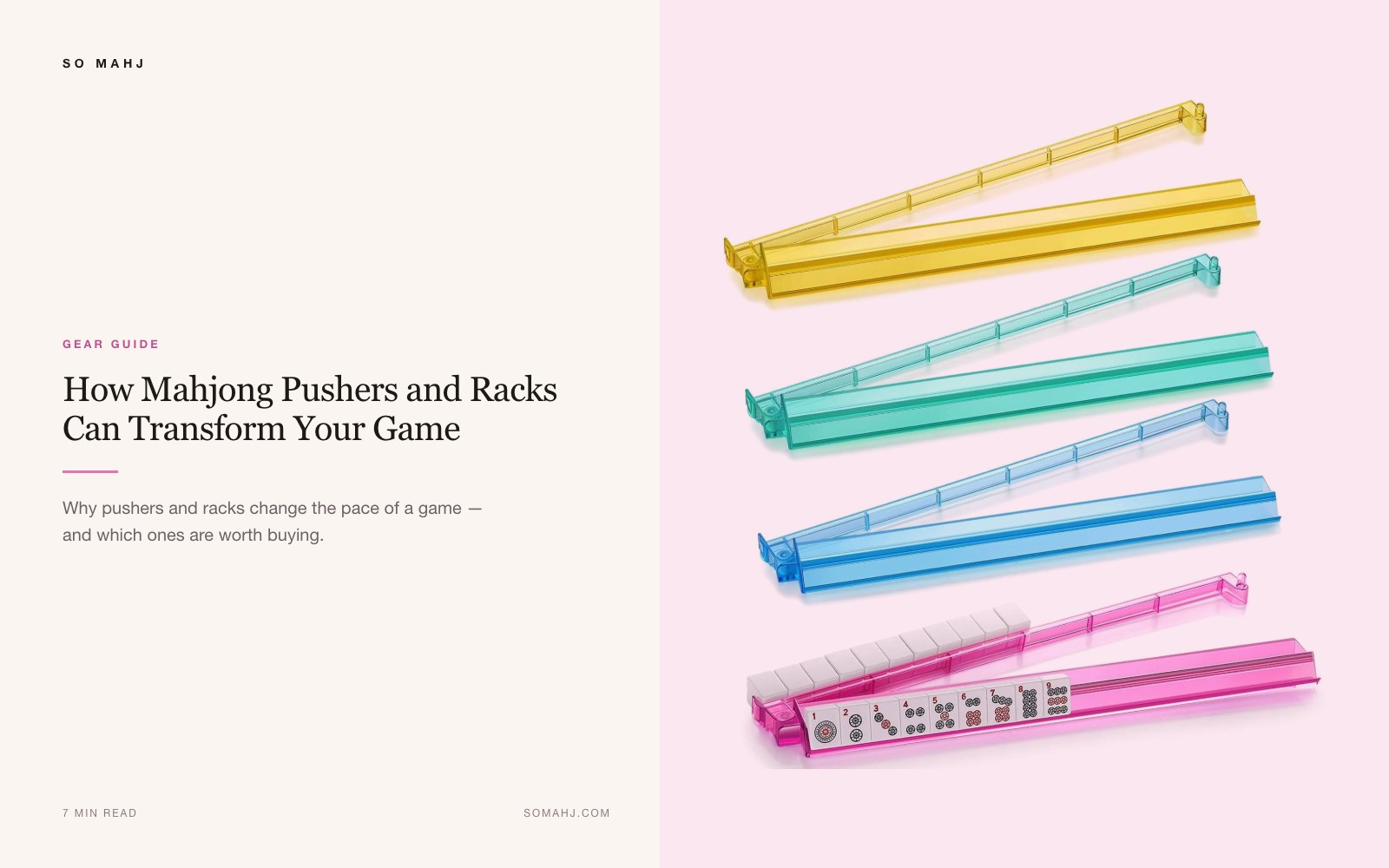 How Mahjong Pushers and Racks Can Transform Your Game Experience
